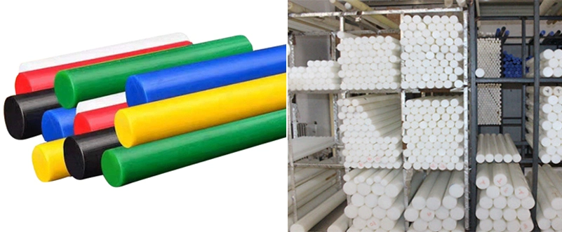 250mm Plastic ABS PTFE HDPE Nylon 66 Rods POM Plastic Rod